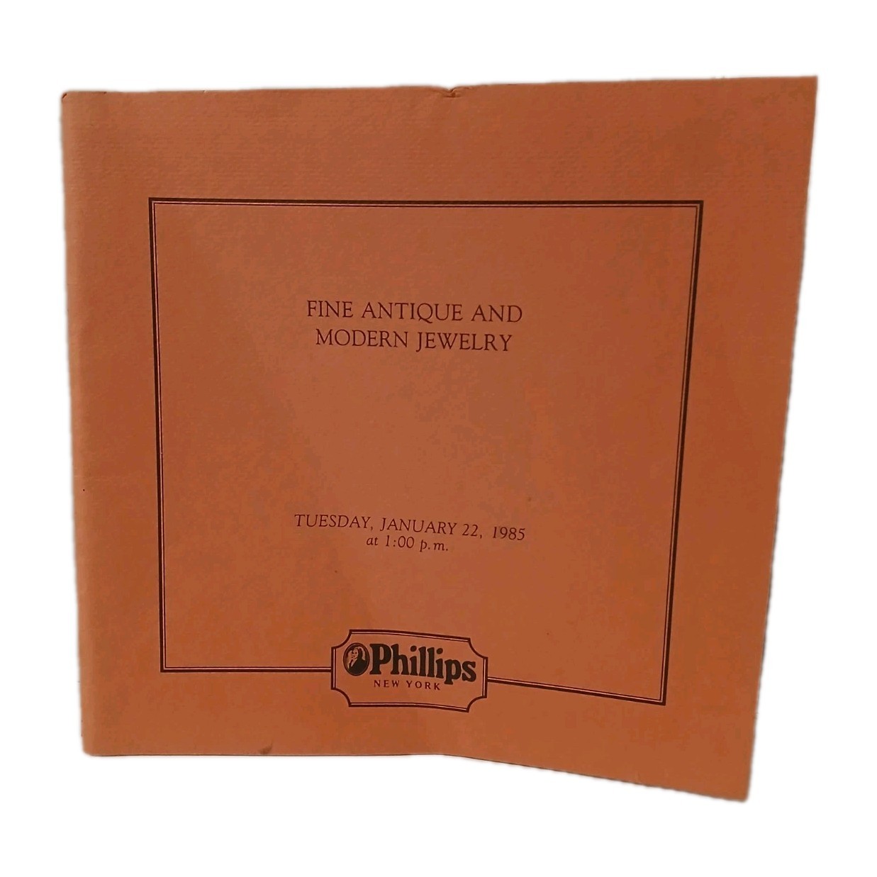 fine antique and modern jewelry Phillips new york January 1985 List