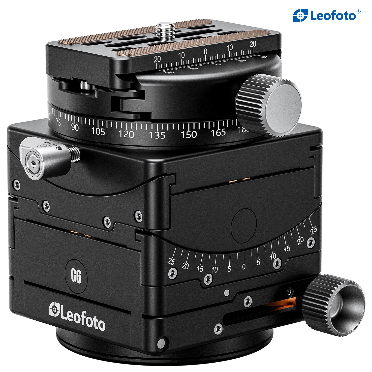 Leofoto G6 Geared Head with QP-70N QR Plate Precision-Geared Control Leofoto G6 Geared Head with QP-70N QR Plate Precision-Geared Control