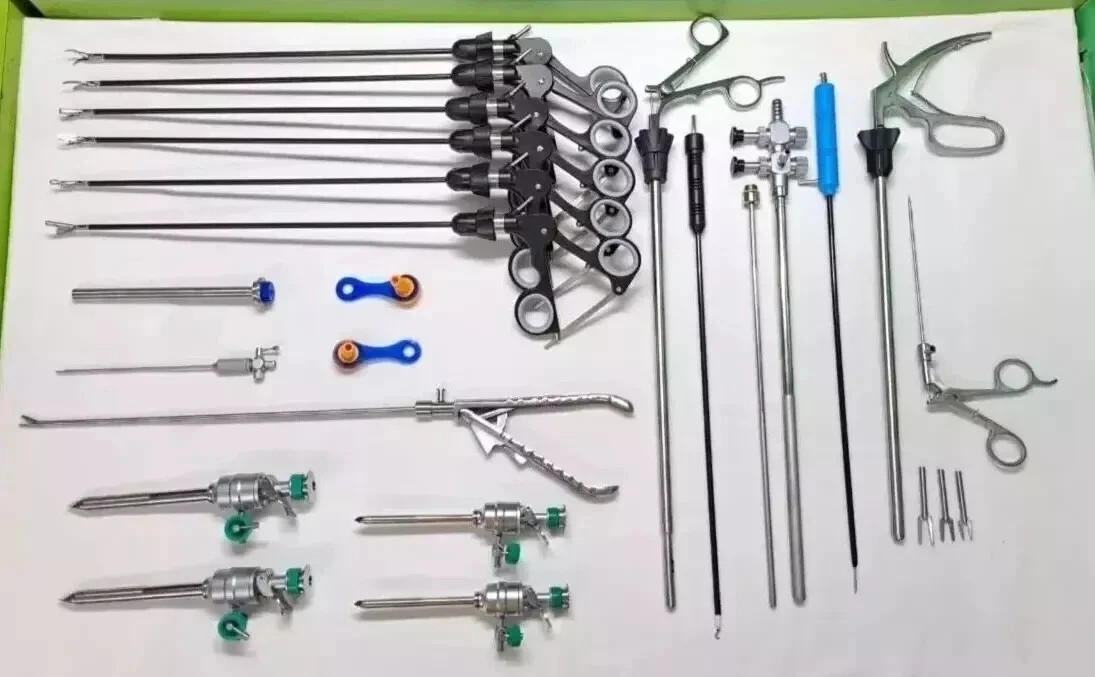 21pc - Laparoscopic Surery Set SS High Quality Reusable Instruments 21pc - Laparoscopic Surery Set SS High Quality Reusable Instruments