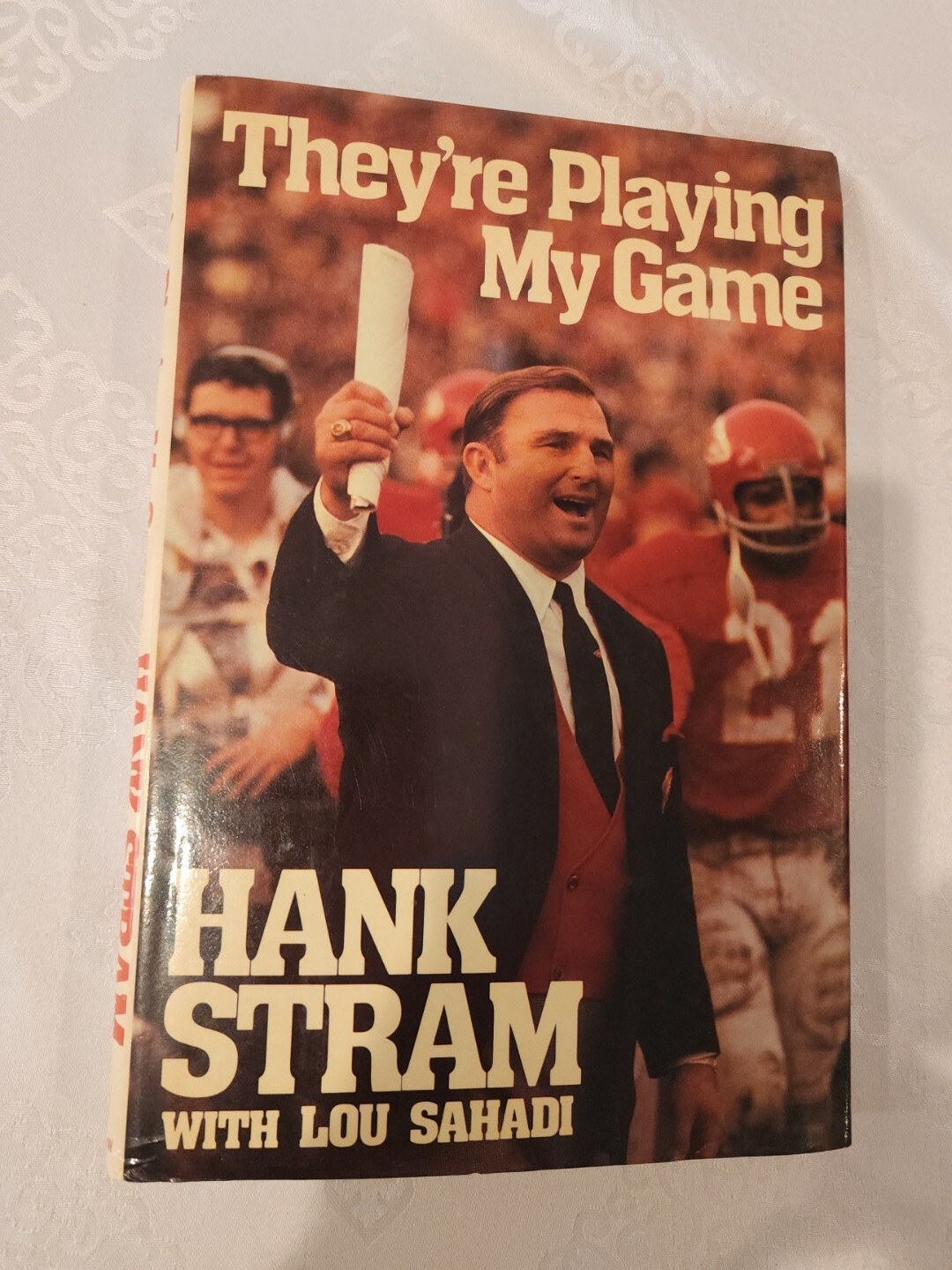  They're Playing My Game SIGNED by HANK STRAM 1st Ed 1st Printing HC/DJ