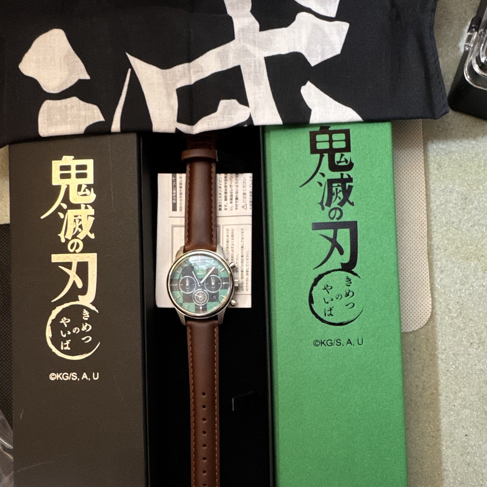 MINT Tanjiro Kamado Watch Bandai TiCTAC Demon Slayer JDM Limited Anime Set
