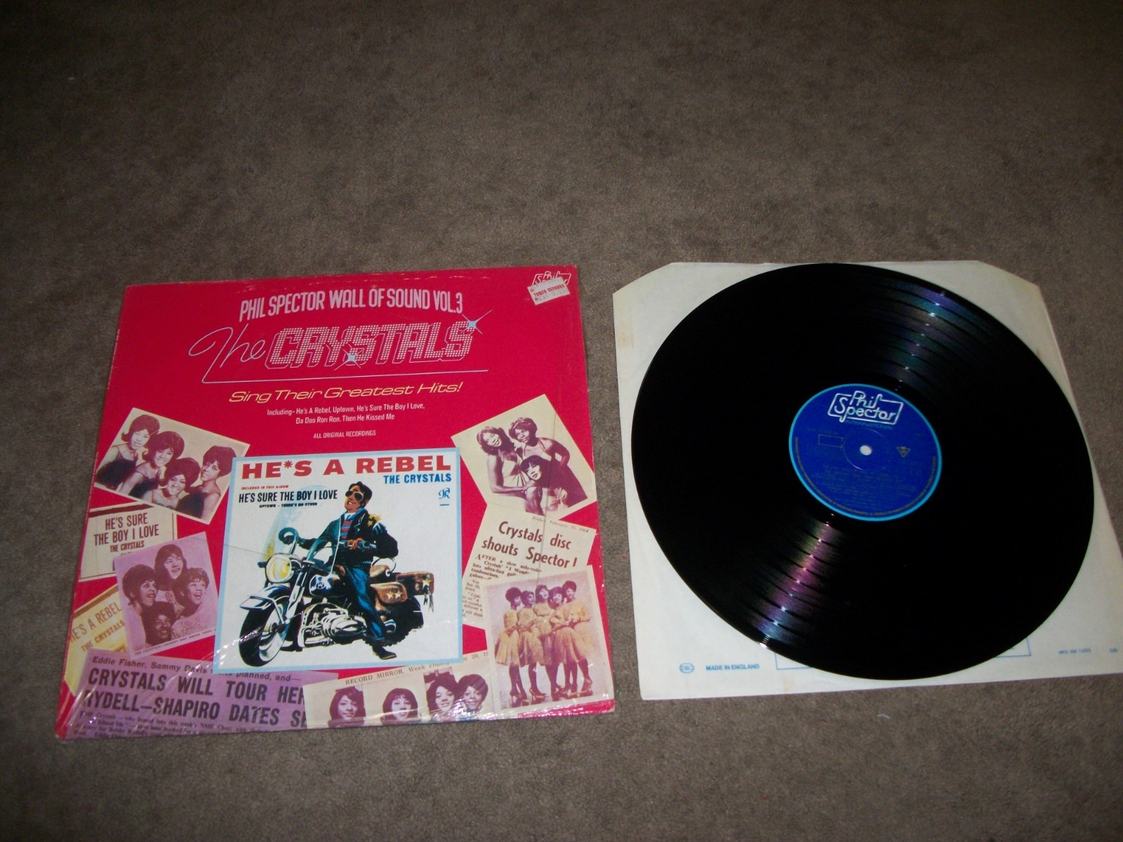 The Crystals Sing Their Greatest Hits LP 1975 Phil Spector Int. 2307006 EX VINYL The Crystals Sing Their Greatest Hits LP 1975 Phil Spector Int. 2307006 EX VINYL