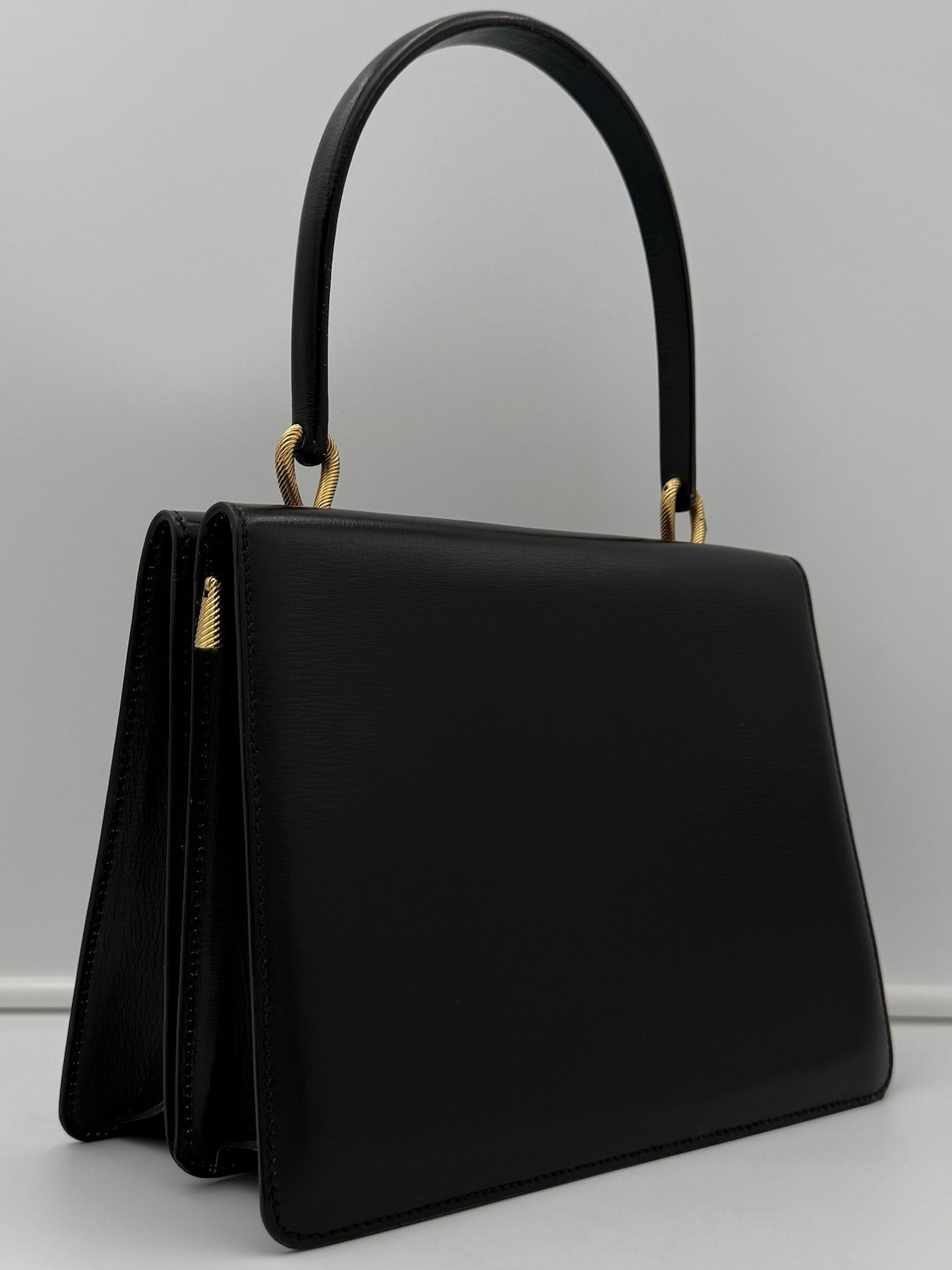 🐢MORABITO COUSU MAIN 1905 PARIS • VENDÔME 24 Frame Bag in Black •Made in FRANCE