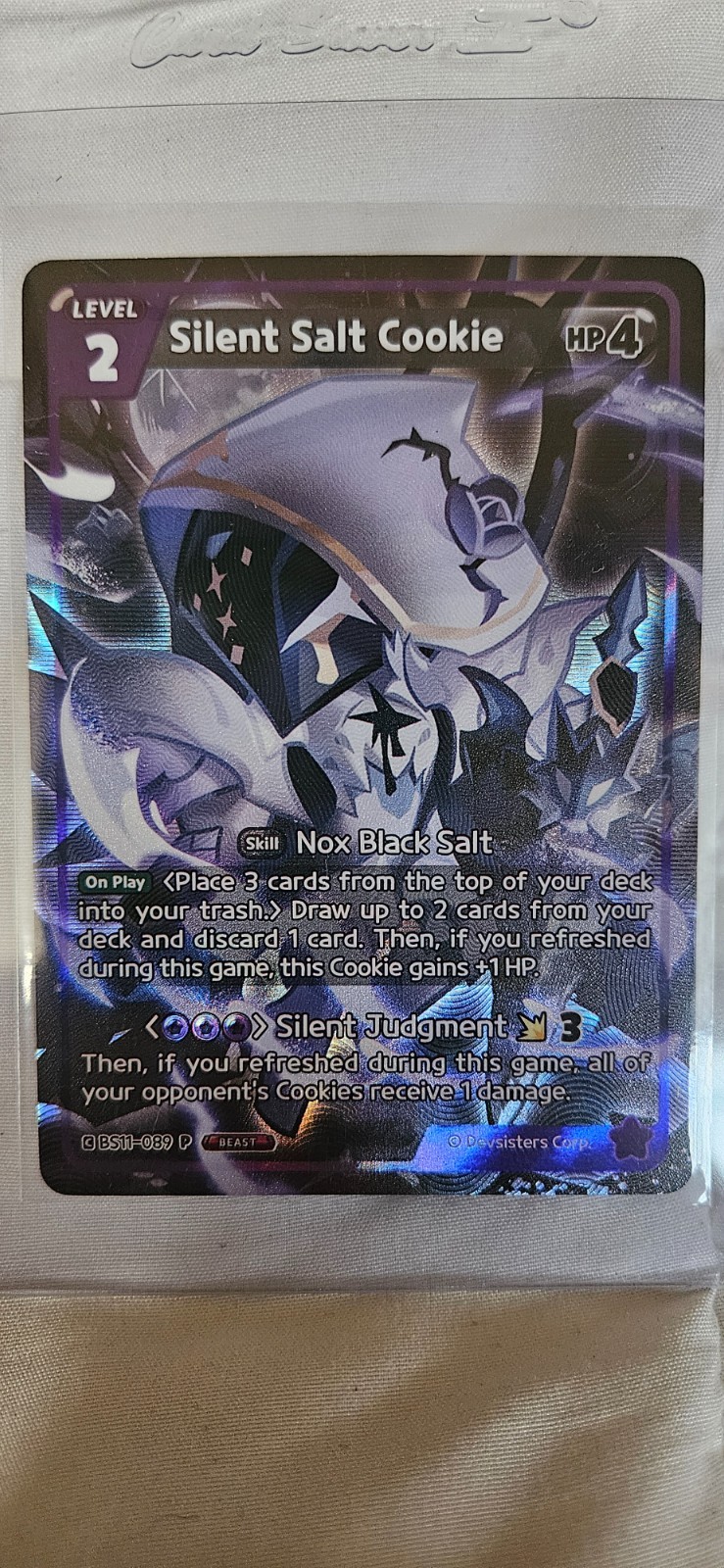 Silent Salt Cookie BS11-089 P CookieRun Braverse TCG Promo
