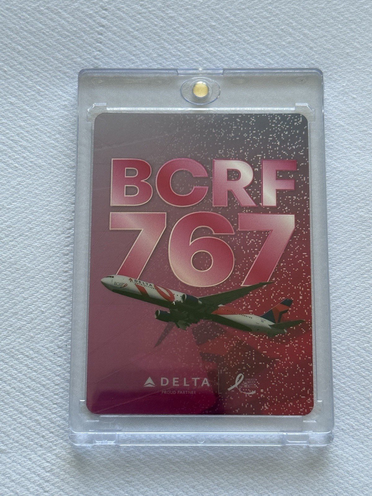 Delta Airline Pilot Trading Card-New Release, Card #80. Breast Cancer (BCRF). Delta Airline Pilot Trading Card-New Release, Card #80. Breast Cancer (BCRF).