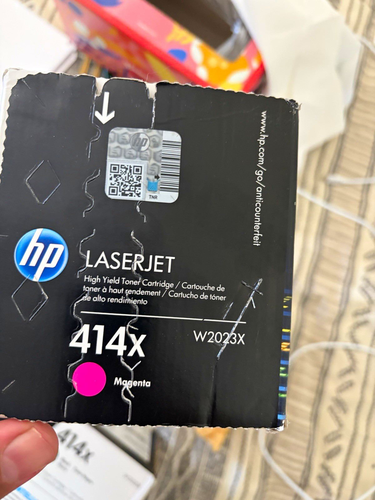 Used HP Printer and Sealed Toner Cartridges 