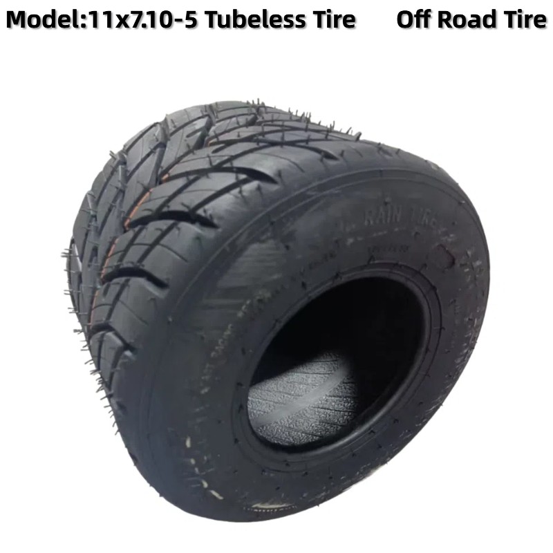 5''Racing Go Kart Buggy ATV Quad Bike Tire Front Rear 10X4.50-5 11x7.10-5 Trike