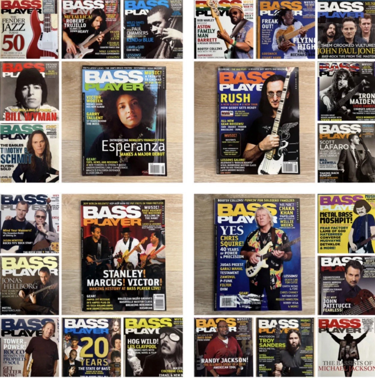Single Bass Player Magazine - ask via direct message for available issues 1994+