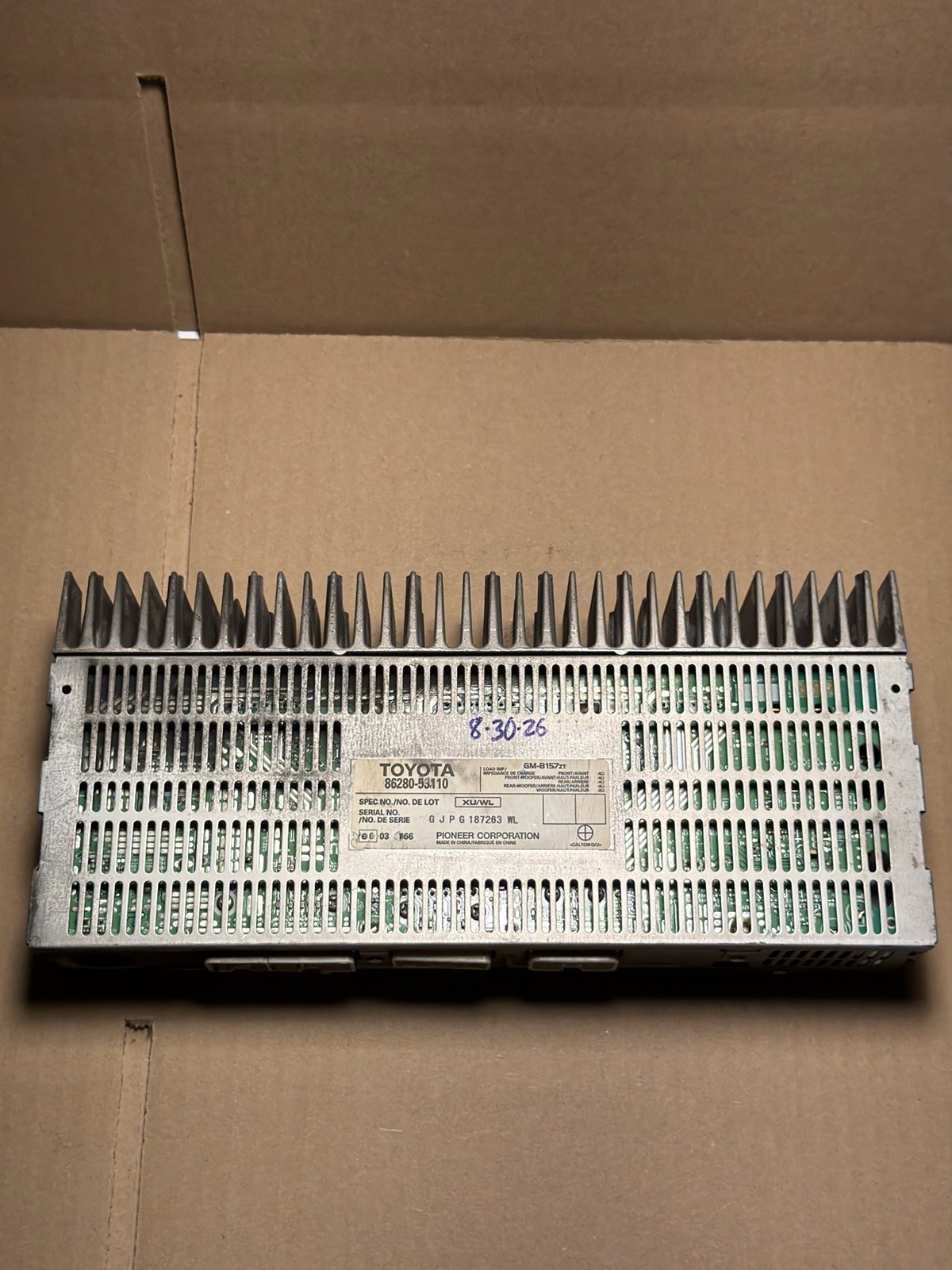2007-2009 Lexus IS250 IS350 Pioneer Amplifier 86280-53110 OEM 2007-2009 Lexus IS250 IS350 Pioneer Amplifier 86280-53110 OEM