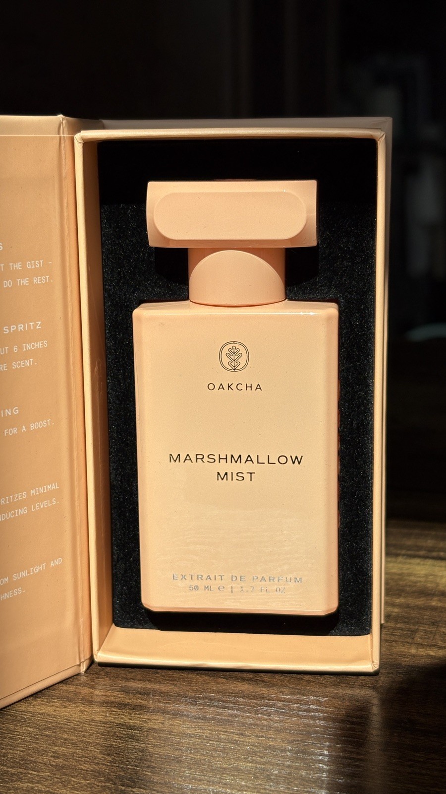 OAKCHA Marshmallow Mist Extrait de Parfum Spray, Full Size 1.7 fl oz
