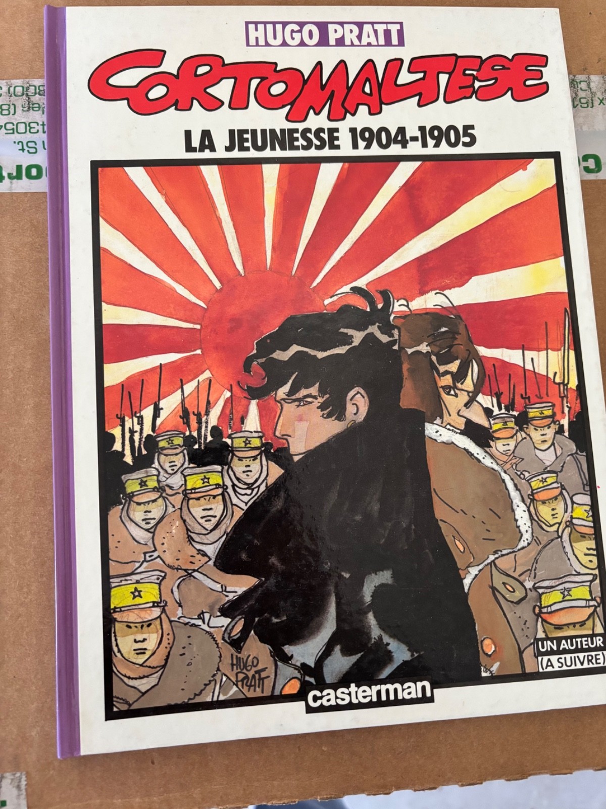 Bundle of 10 vintage Hugo Pratt adventures including Corto Maltese – in French