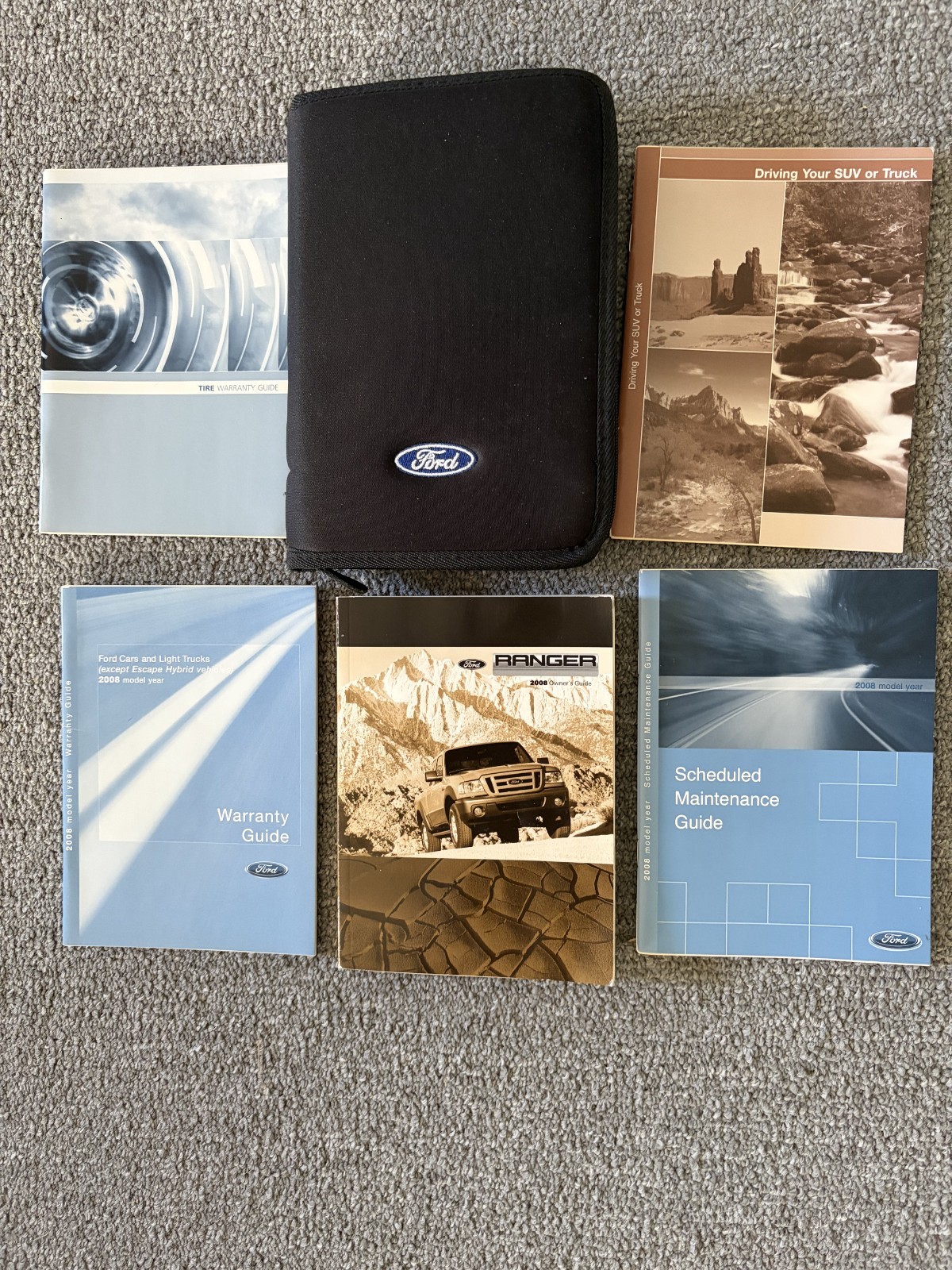 2008 Ford Ranger Owner\'s Manual Operator\'s Maintenance Guide Book With Case 2008 Ford Ranger Owner\'s Manual Operator\'s Maintenance Guide Book With Case