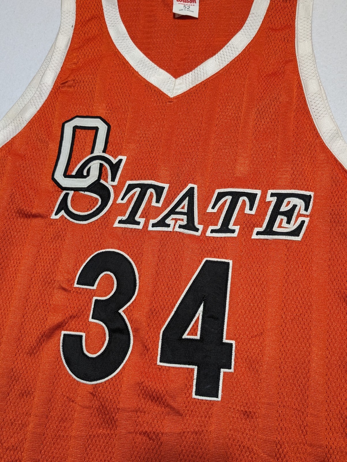 Oregon State Beavers Iyan Walker Game Issued Jersey Orange #34 Authentic Wilson Oregon State Beavers Iyan Walker Game Issued Jersey Orange #34 Authentic Wilson