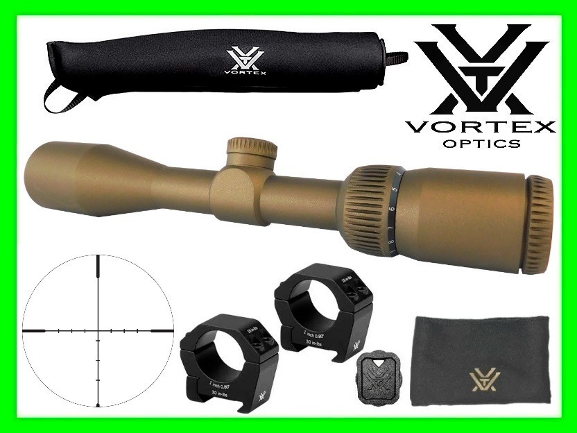 Vortex BURNT BRONZE Triumph HD 3-9x40mm Scope Dead-Hold BDC MOA Reticle TRI-3901