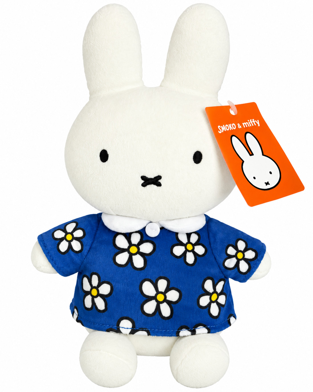 Rare Brand New NWT Collectible Smoko Miffy Blue Daisy Midi Mochi Plush 10\