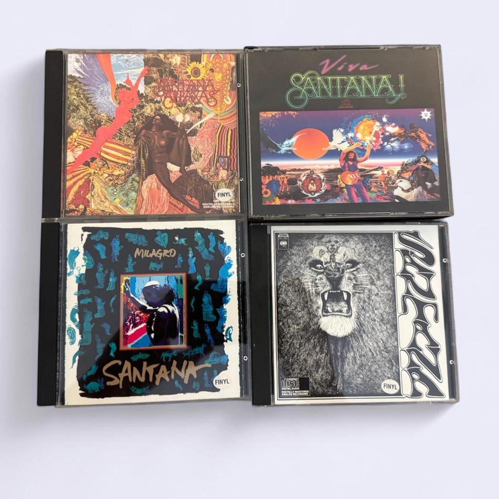 Santana CD collection Viva Santana 1972 2 pack Cd Abraxa Milagro 1992 Santana