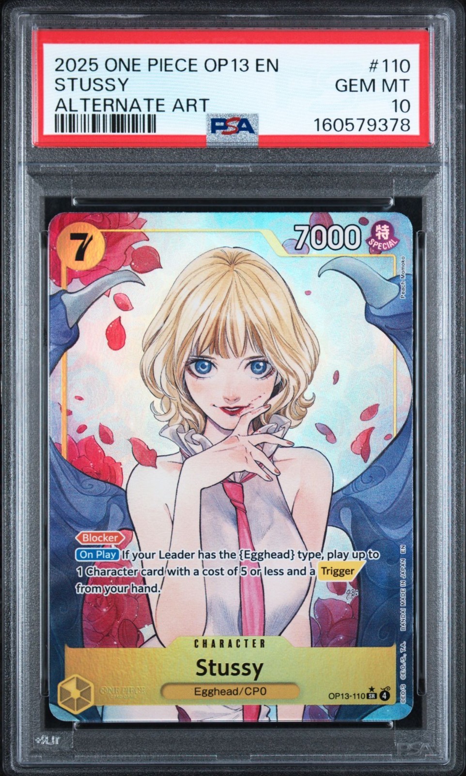2025 ONE PIECE OP13-CARRYING ON HIS WILL 110 STUSSY ALTERNATE ART PSA 10 2025 ONE PIECE OP13-CARRYING ON HIS WILL 110 STUSSY ALTERNATE ART PSA 10