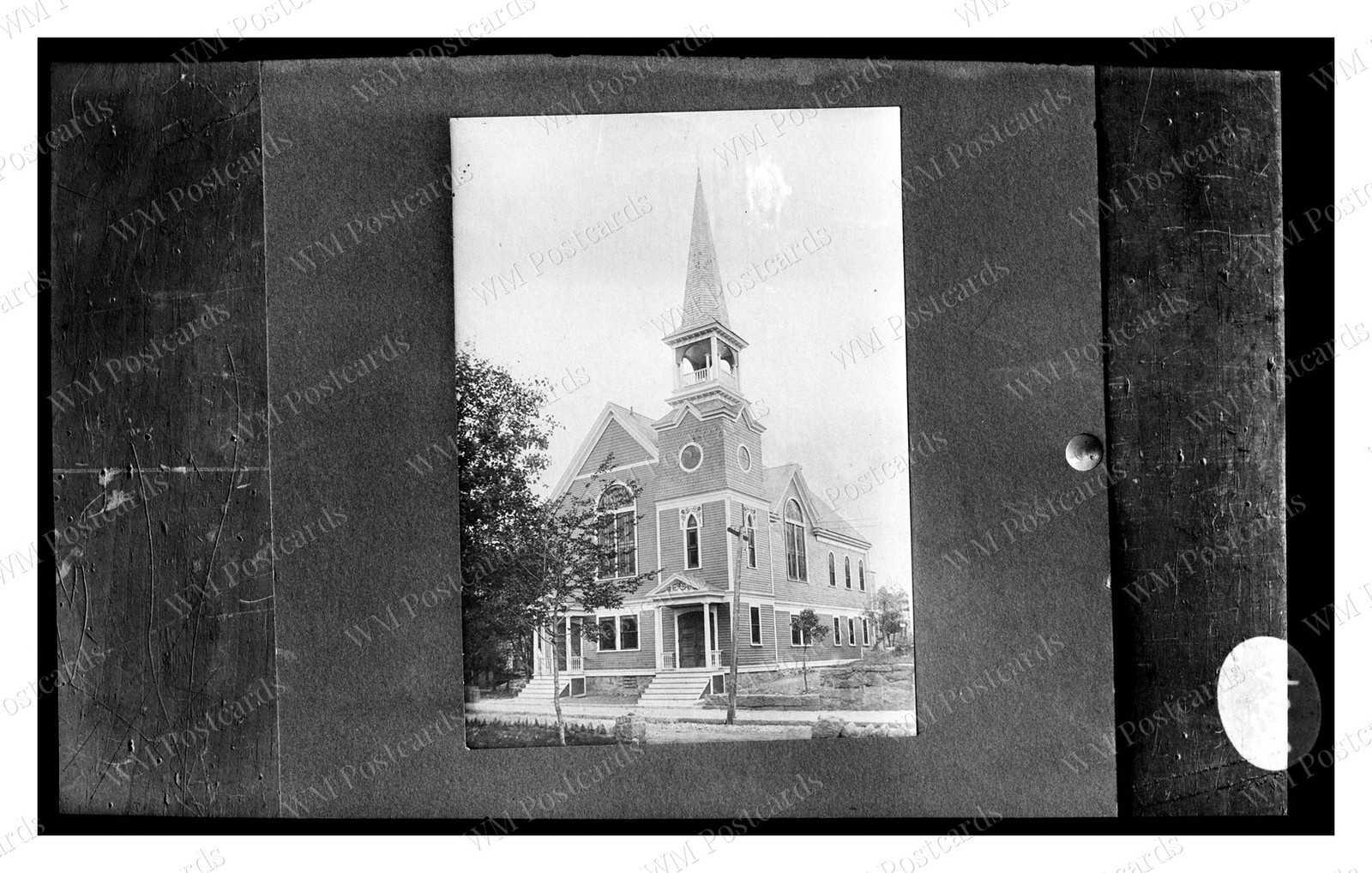 Quincy Massachusetts circa 1900 Swedish Congregational Church Standard Postcard