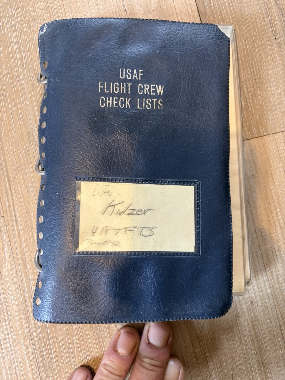 Usaf Flight Crew Checklist From Luke Air Force Base 518Th Tactical Fighter Squad Usaf Flight Crew Checklist From Luke Air Force Base 518Th Tactical Fighter Squad