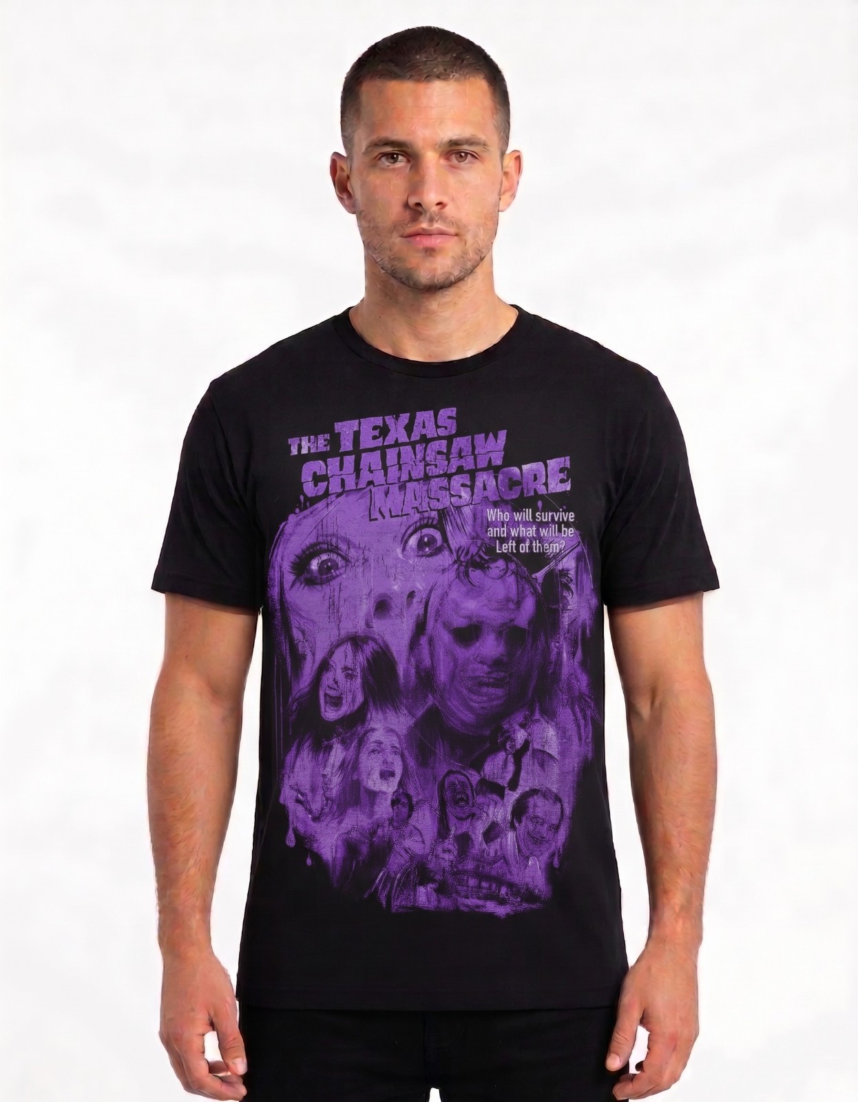 Texas Chainsaw Massacre-shirt, Vintage Style, Black. L Texas Chainsaw Massacre-shirt, Vintage Style, Black. L