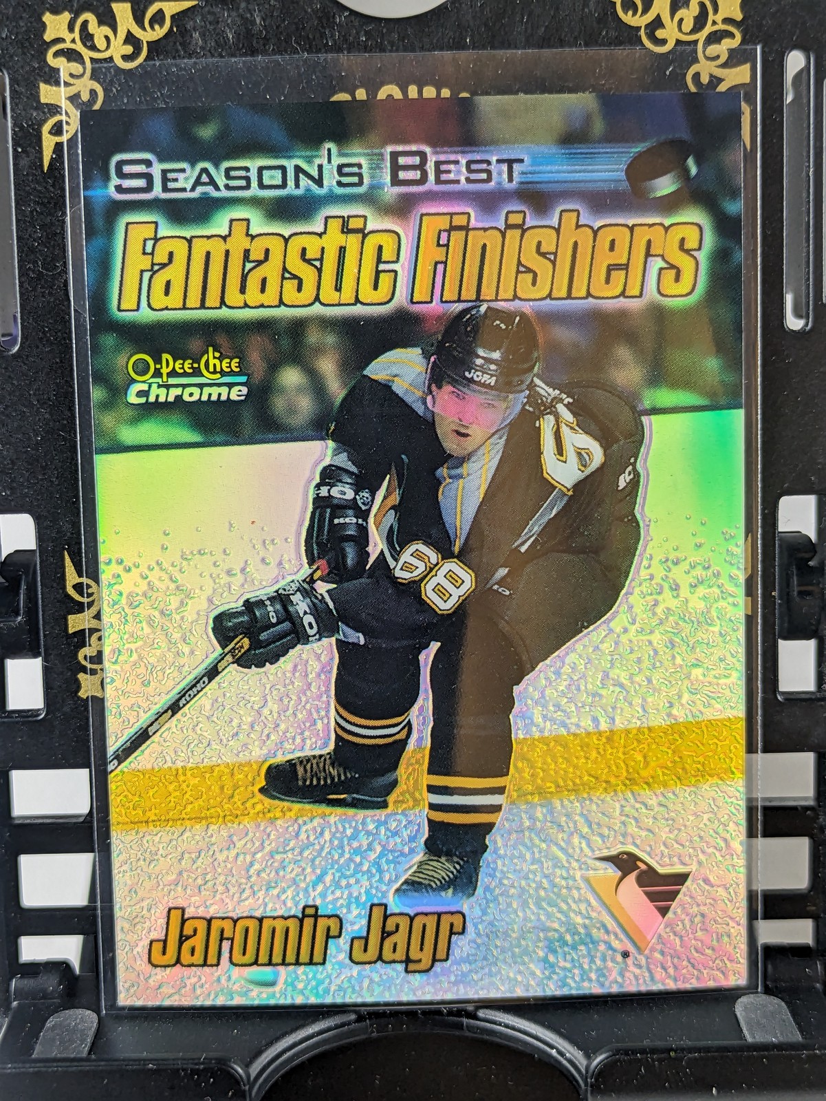 1999-00 O-Pee-Chee Chrome Jaromir Jagr #FF2 Season\'s Best Refractors NM