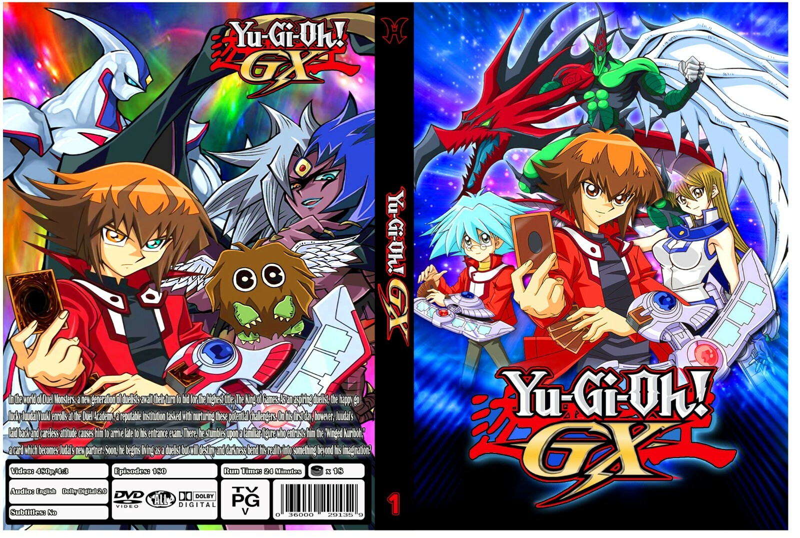 Yu-Gi-Oh GX Complete Series 180 Episodes English Dubbed