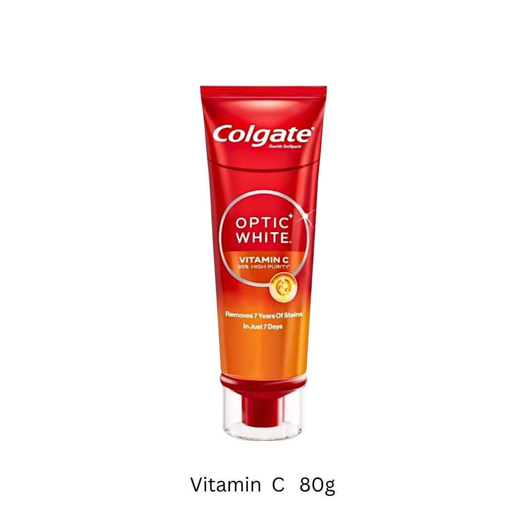 Colgate OPTIC WHITE VITAMIN C toothpaste New Visible whitening - 80g