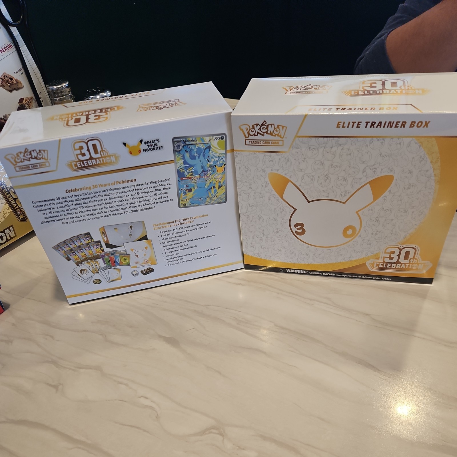 2X Pokémon TCG Elite Trainer Box 30th Celebration English Pikachu 2 Sealed Boxes