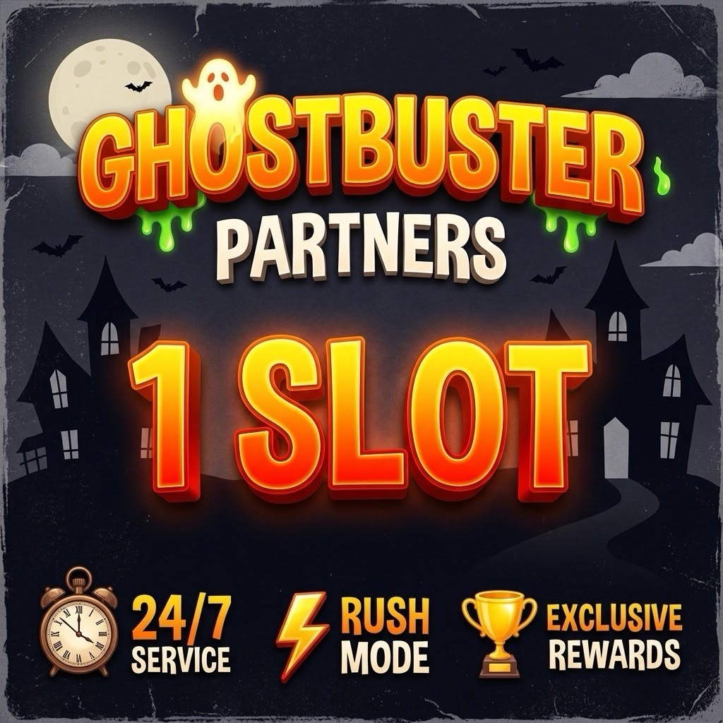 GHOSTBUSTER PARTNERS | RUSH 1 SLOT | FULL CARRY SERVICE 80K POINTS GHOSTBUSTER PARTNERS | RUSH 1 SLOT | FULL CARRY SERVICE 80K POINTS