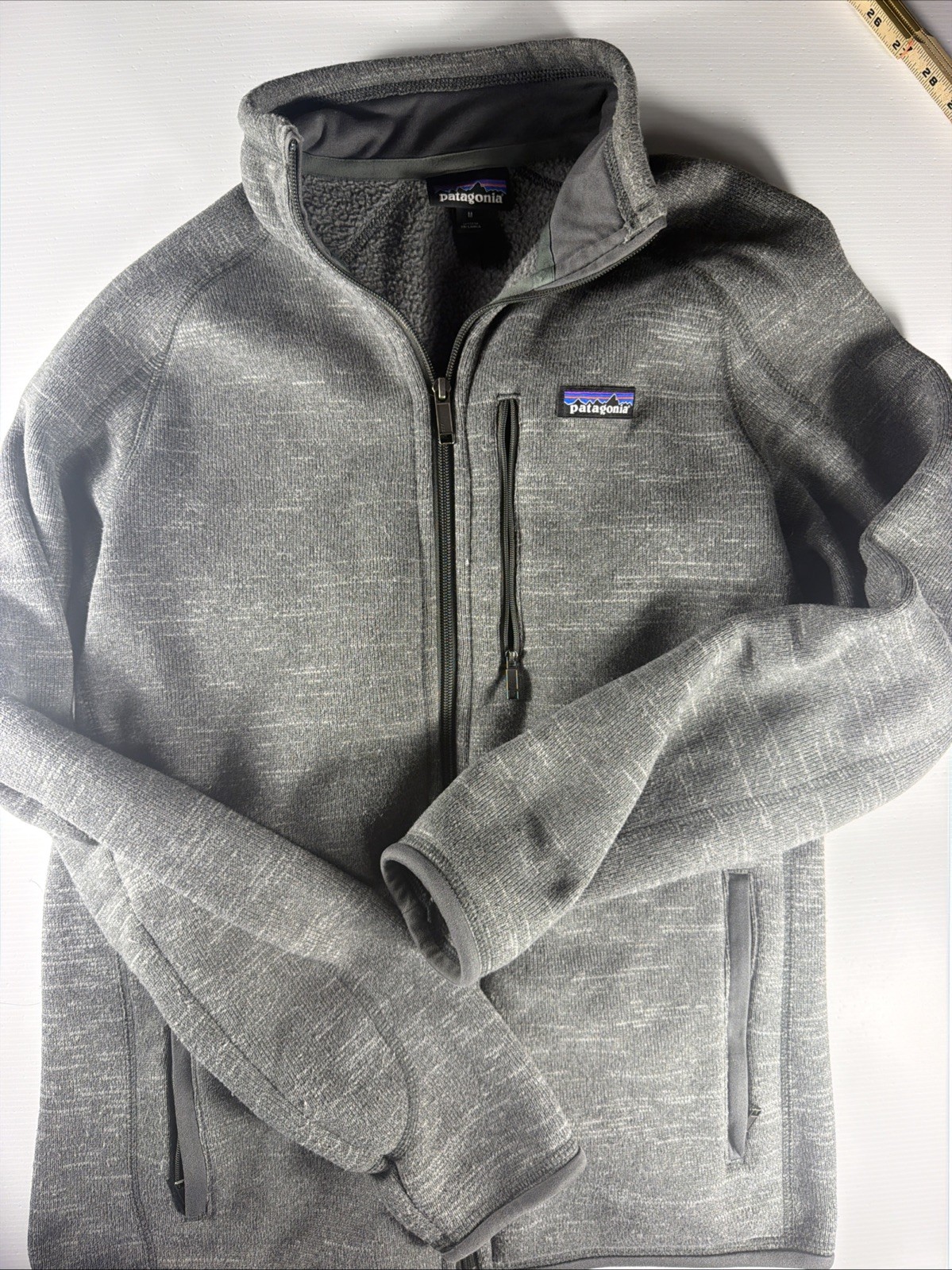 Patagonia womens Better Sweater Fleece Jacket Stonewash, Full Zip, M