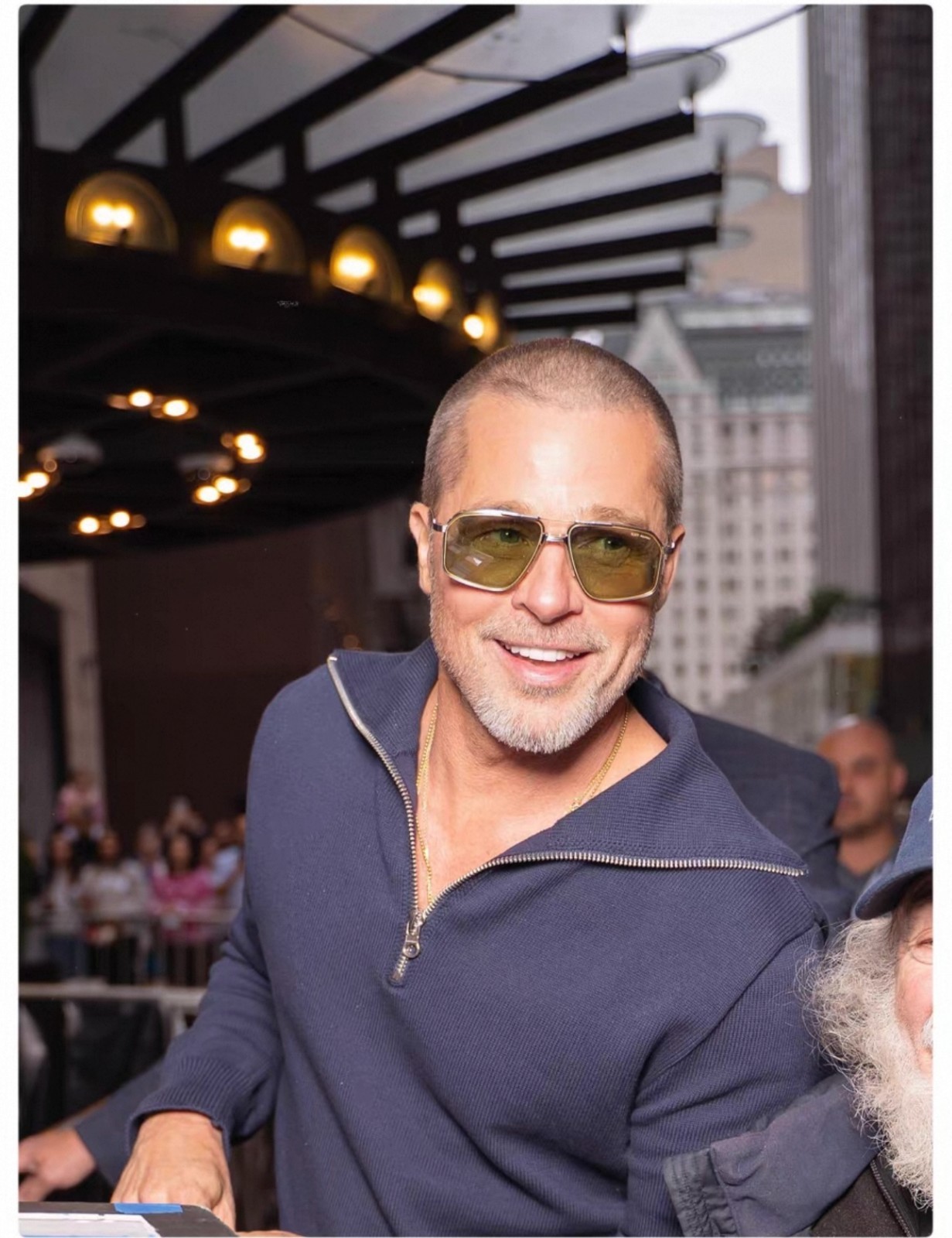 Jacques Marie Mage Jagger Aviator Sunglasses 56‑16‑145 Two‑Tone Green Lens Jacques Marie Mage Jagger Aviator Sunglasses 56‑16‑145 Two‑Tone Green Lens