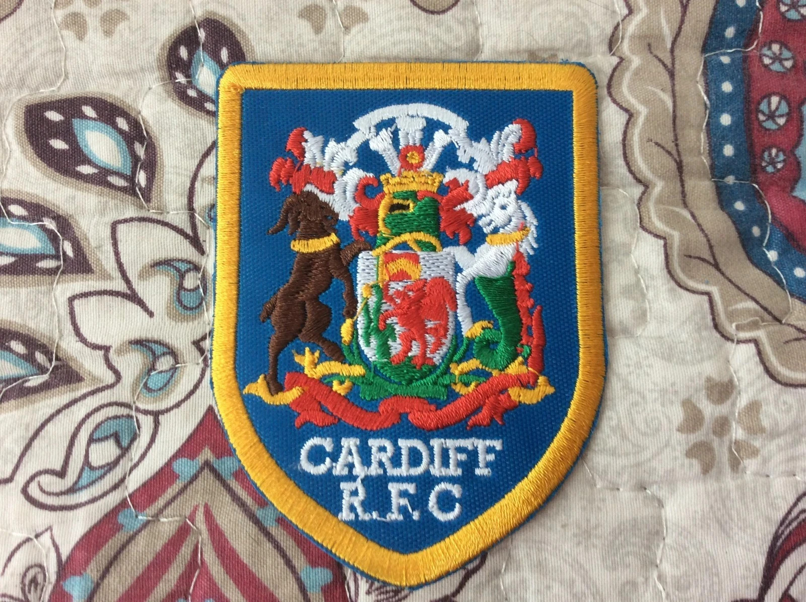 Patch Cardiff RFC Rugby Union Welsh First Rubgy Division