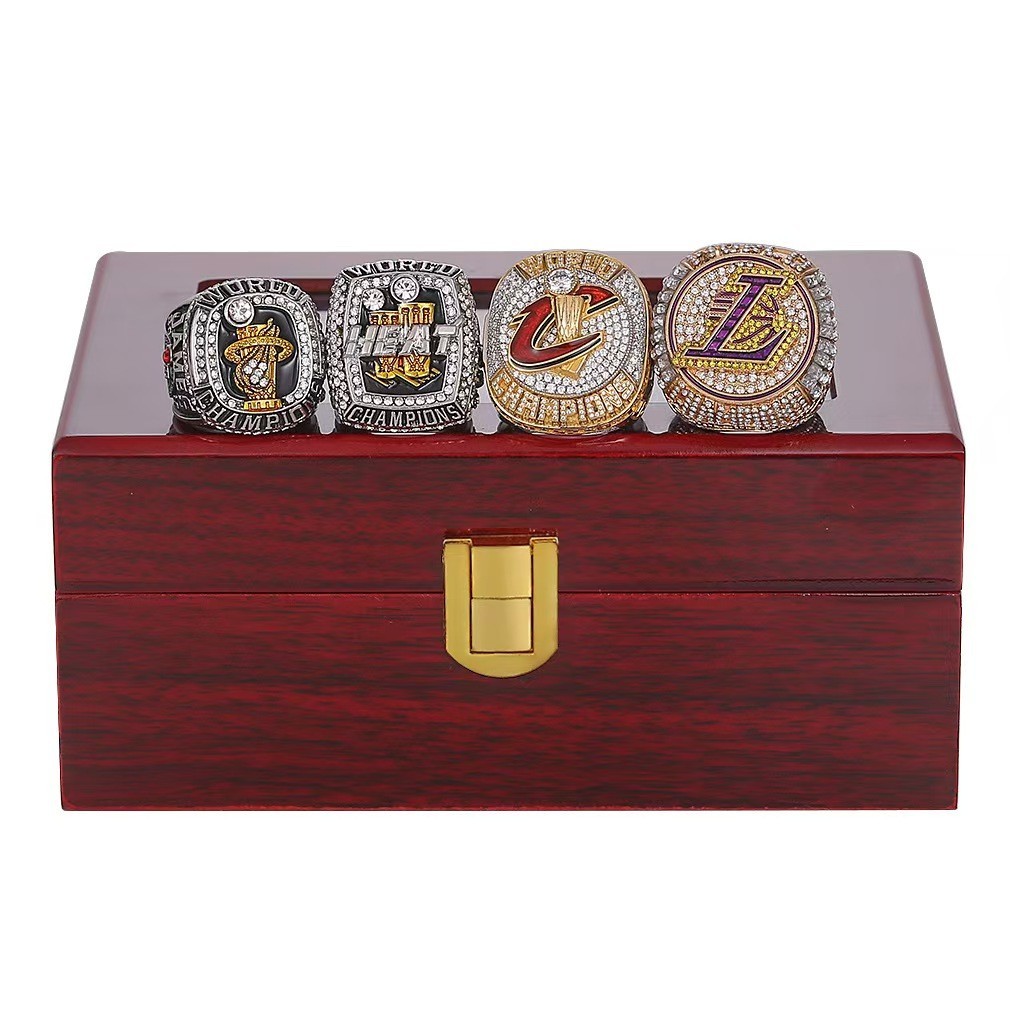 2020 LeBron James 4PCS Championship Rings Set With Box 2012 2013 2016 2020