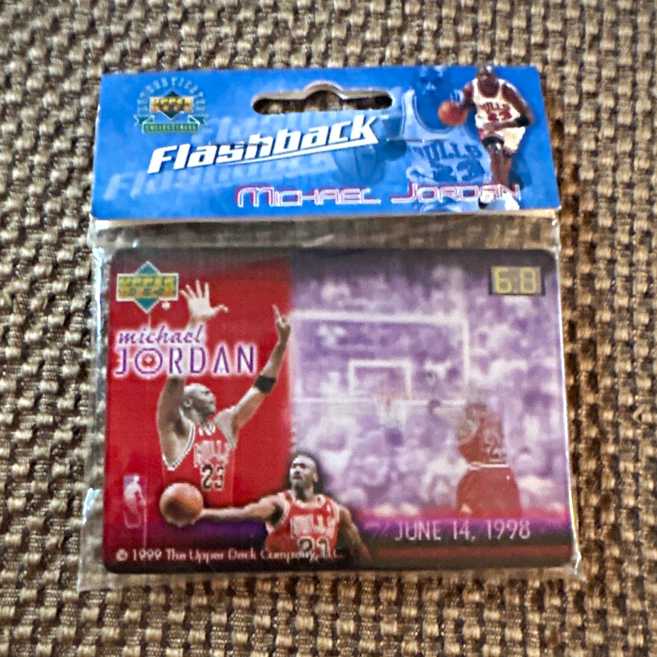 Upper Deck Flashback Michael Jordan NBA June 14 1998 The Farewell Shot Upper Deck Flashback Michael Jordan NBA June 14 1998 The Farewell Shot