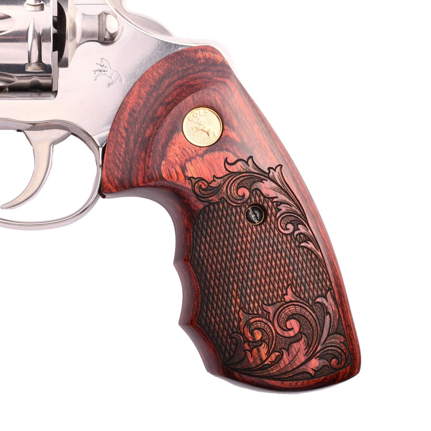 Altamont Colt Python Fingergroove Grips Designed to Drop-in fit on The Colt P... Altamont Colt Python Fingergroove Grips Designed to Drop-in fit on The Colt P...