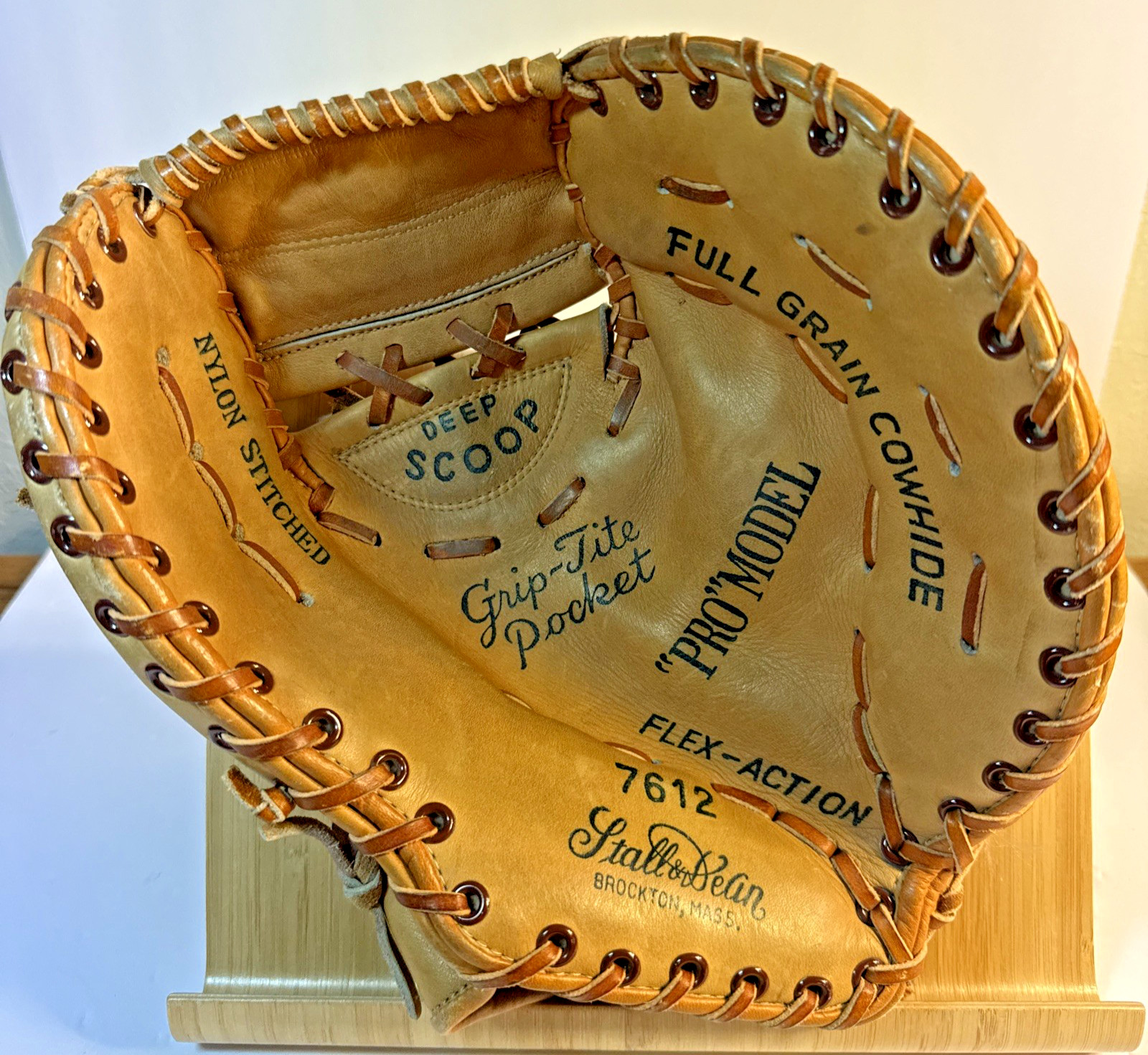 RARE 1950s-60s Stall & Dean # 7612 RHT 1ST Basemans Glove \ RARE 1950s-60s Stall & Dean # 7612 RHT 1ST Basemans Glove \