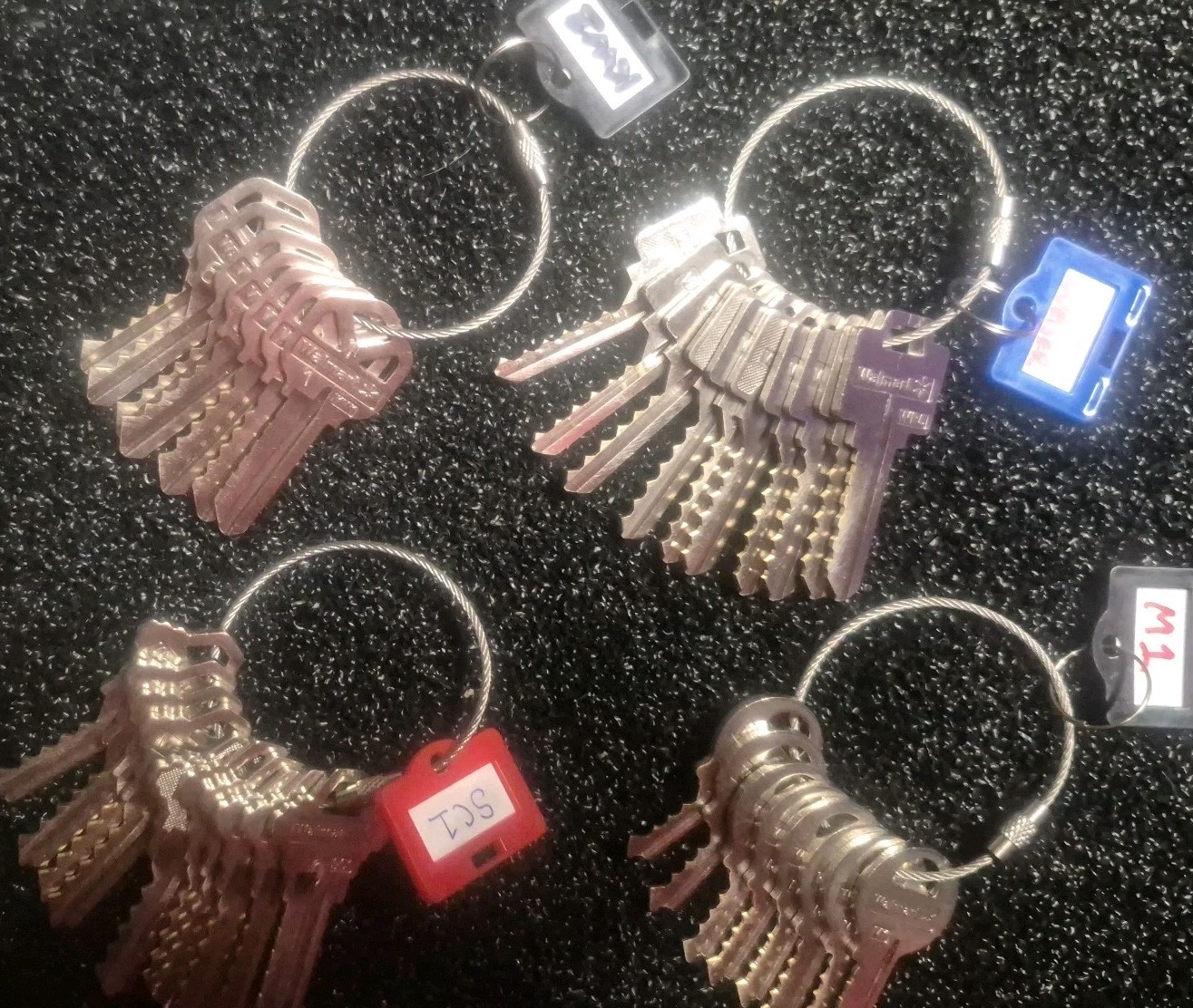 🔑 Space & Depth Keys Lot 4 Sets M1 + KW1 + SC1 + WR5 BUNDLE LOCKSMITH LOT 🔑 