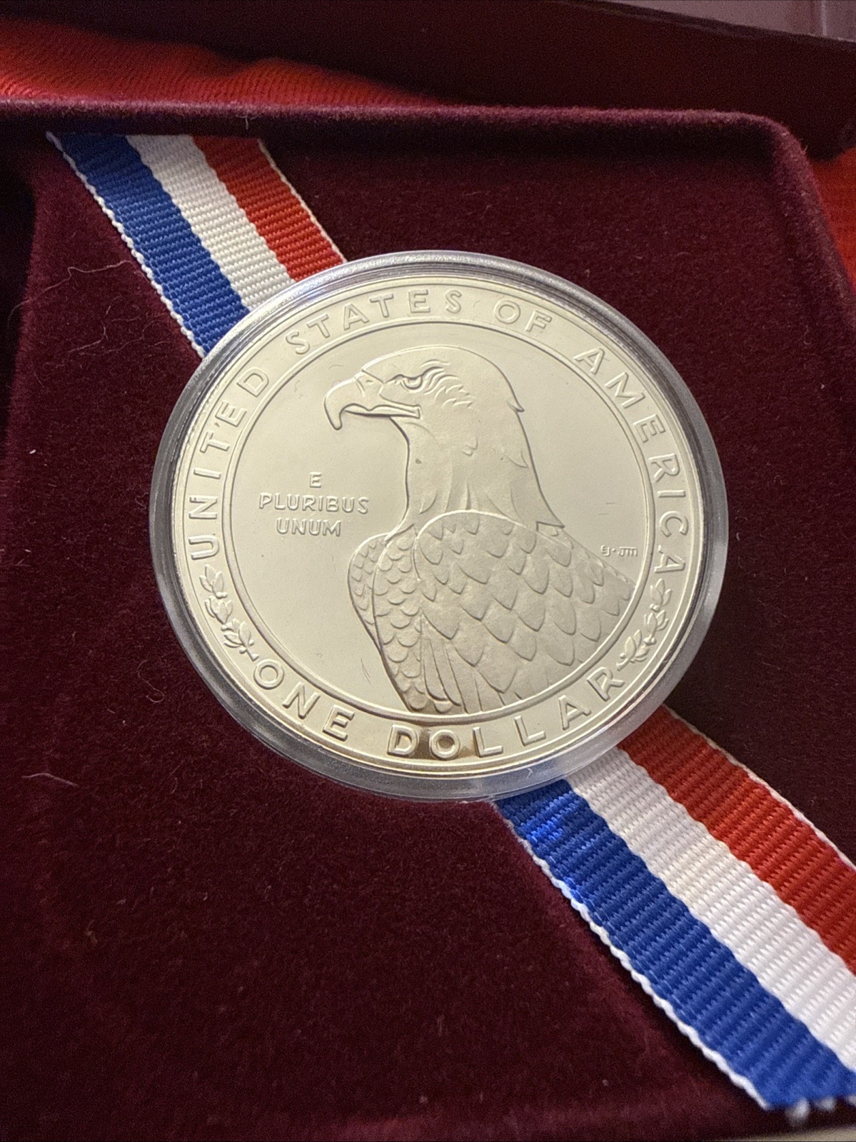1983-S Los Angeles Olympic U. S. Mint, Commerative Coin Ultra Cameo With Box COA