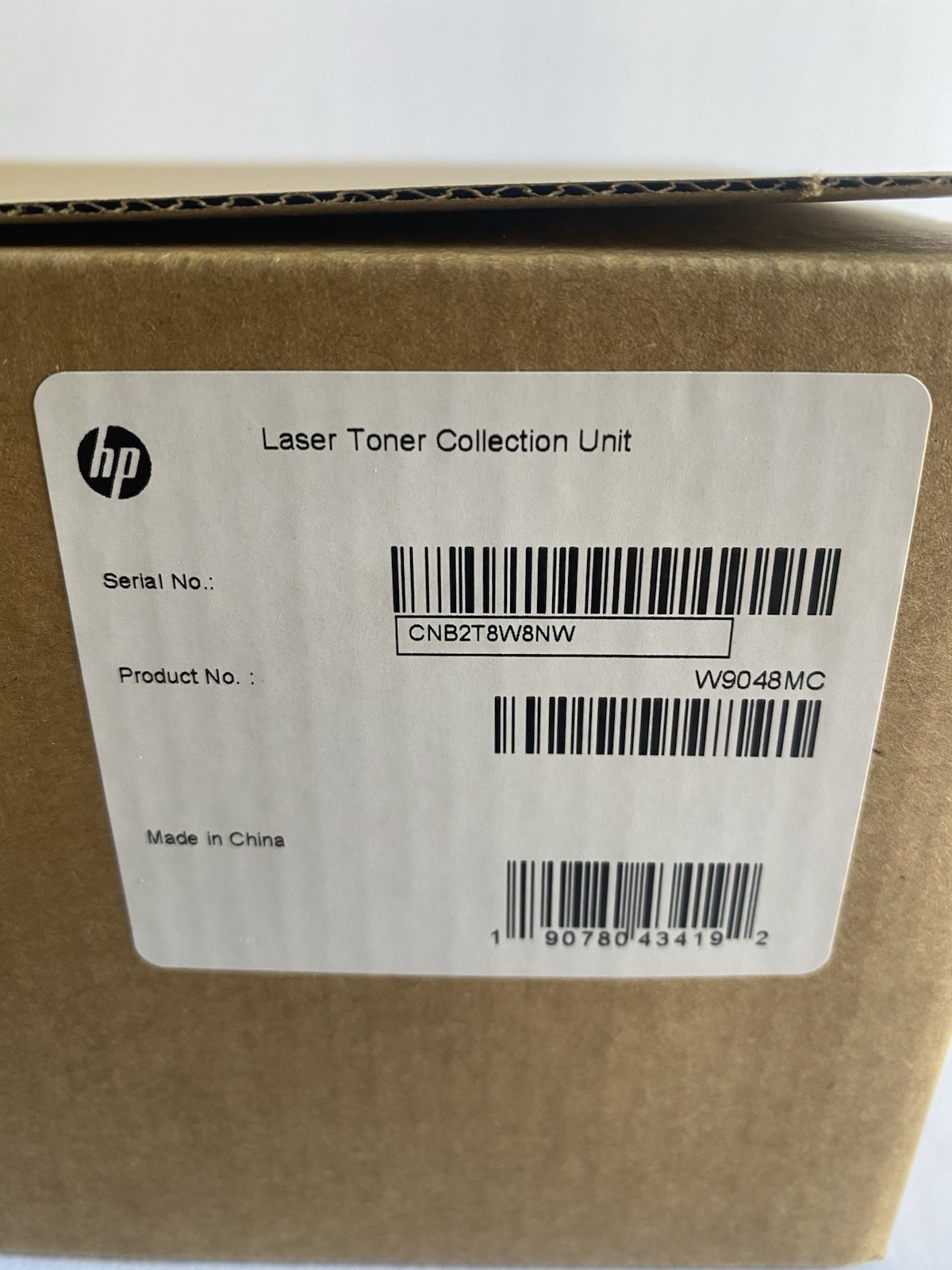 HP W9048MC waste toner collection unit Sealed Original E78323 E78330 New OEM HP W9048MC waste toner collection unit Sealed Original E78323 E78330 New OEM