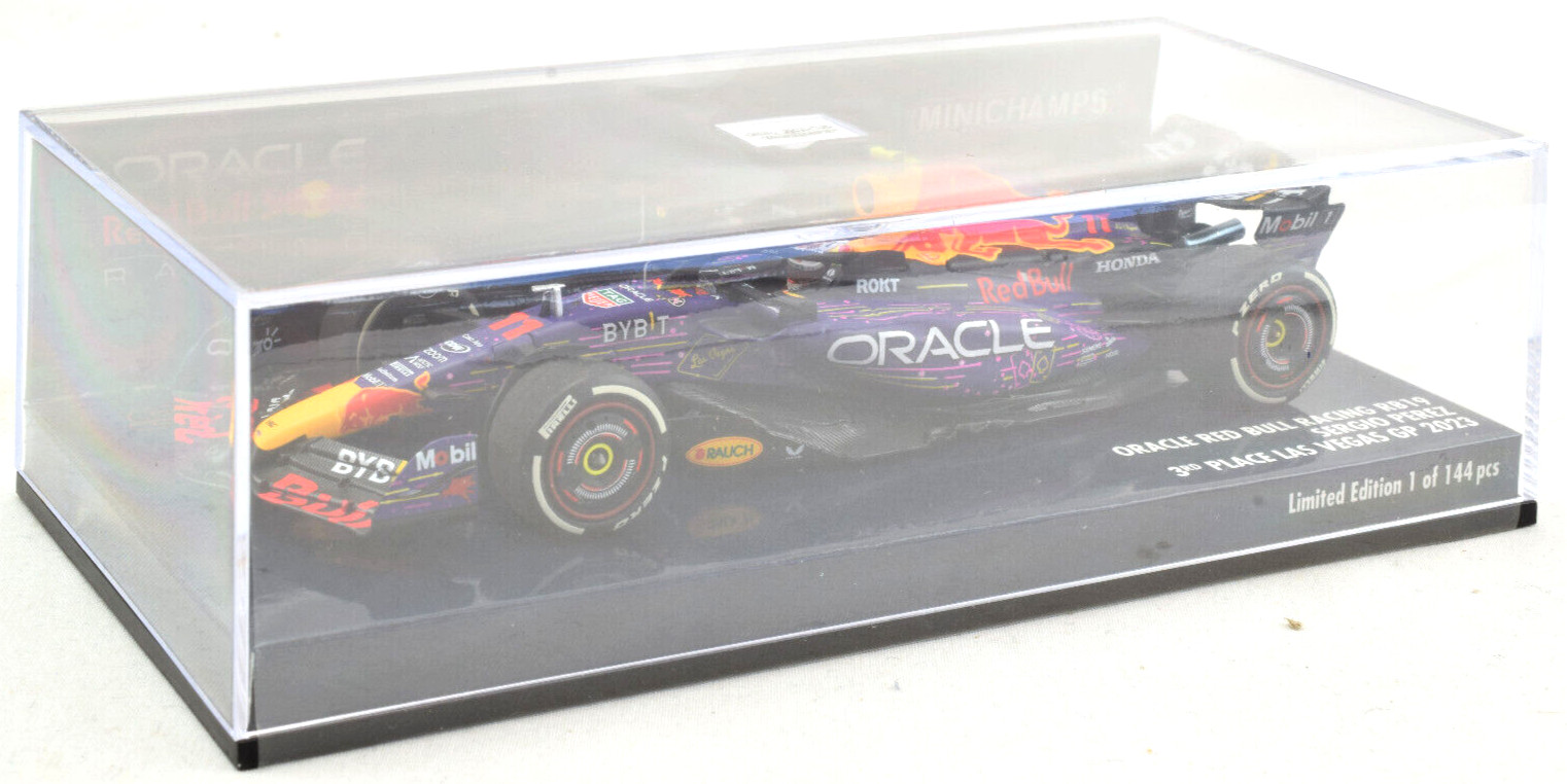 Minichamps Red Bull - S. Perez - 2023 Las Vegas GP 1:43 Diecast F1 Car 410232211