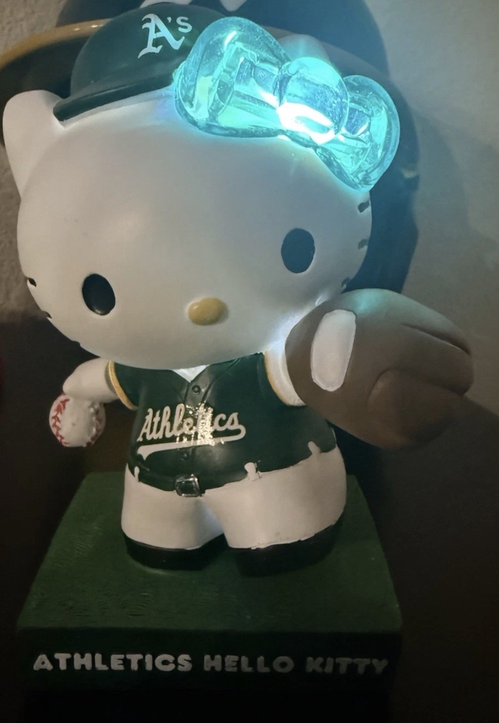 Hello Kitty Sanrio SGA Bobblehead Arm Figure A’s Athletics 5/1/2026 Sacramento