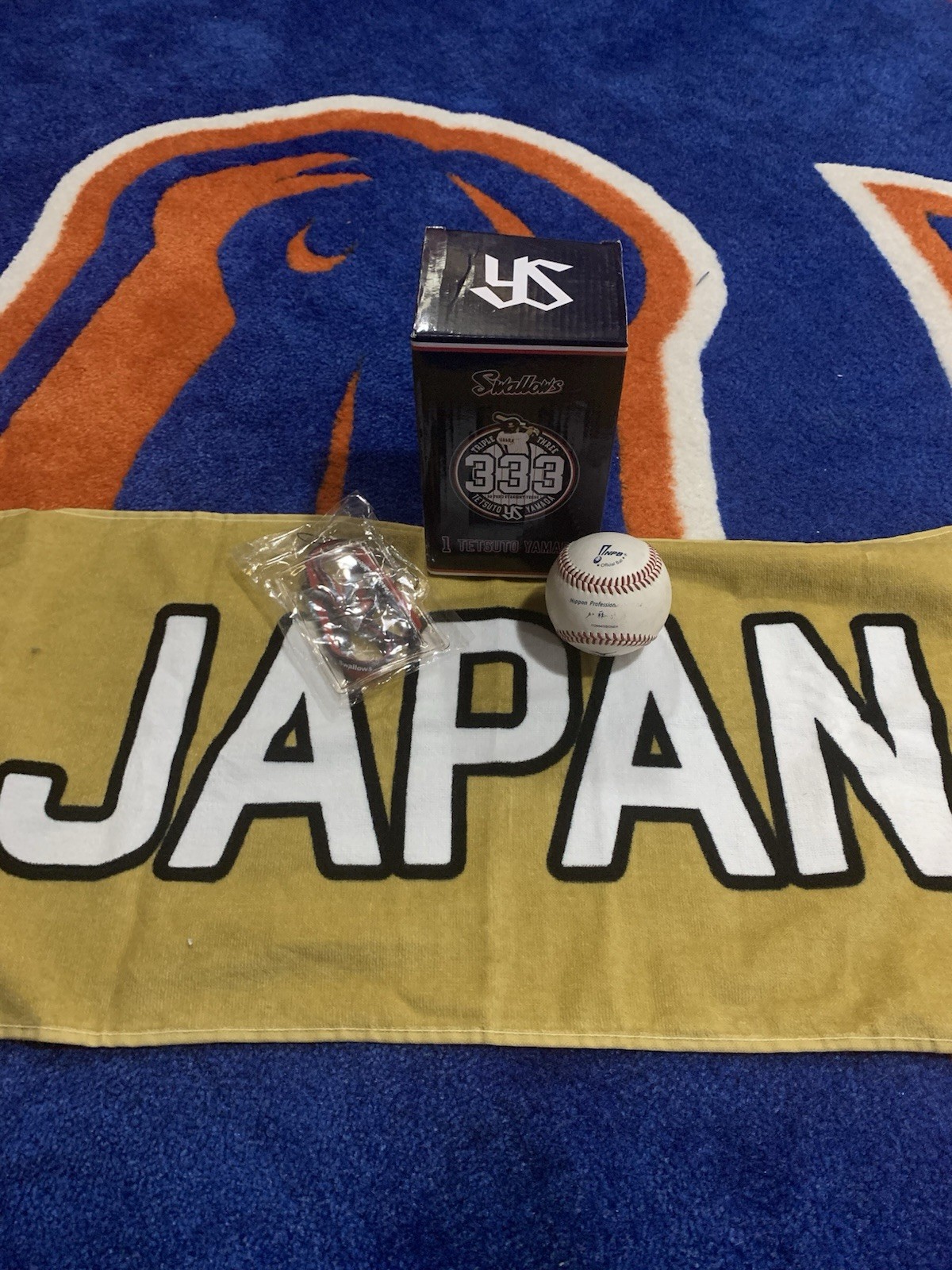 Tetsuto Yamaha Tokyo Yakult Swallows Bobblehead Sga Rare Htf Memorabilia Lot