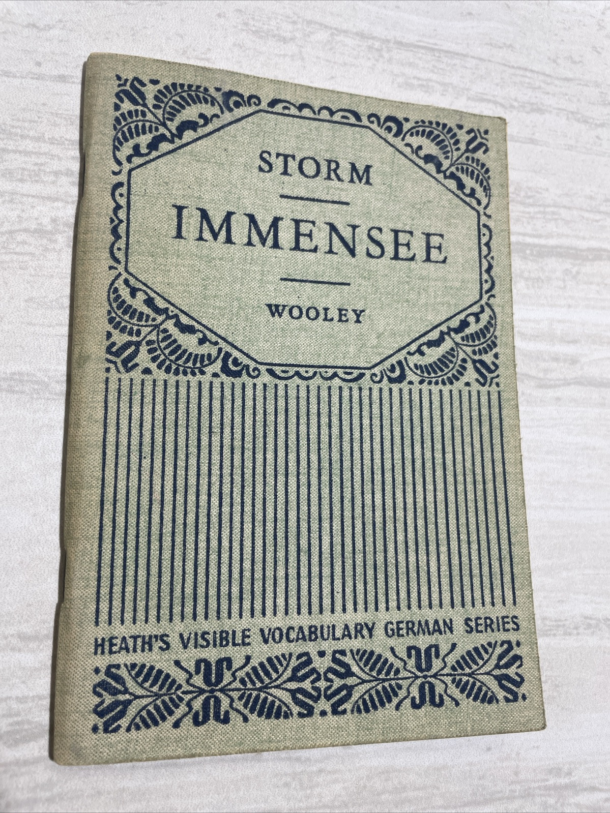VTG 1936 Heath's Modern Language Series Storm Immensee Wooley VTG 1936 Heath's Modern Language Series Storm Immensee Wooley