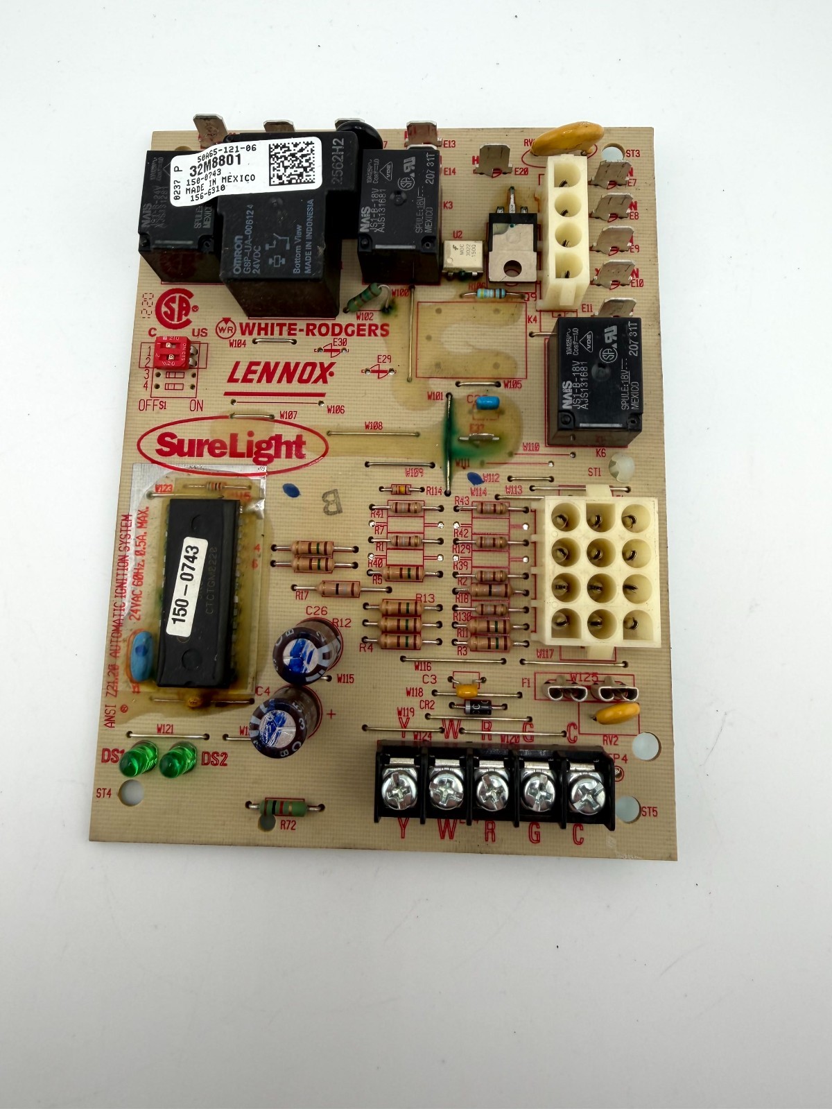 White-Rodgers 50A65-121-06 Lennox 32M8801 Integrated Fan Control Circuit Board