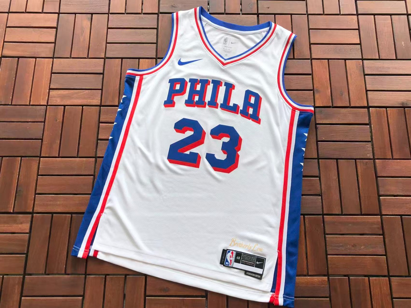 Lebron James #23 Philadelphia 76ers White Jersey