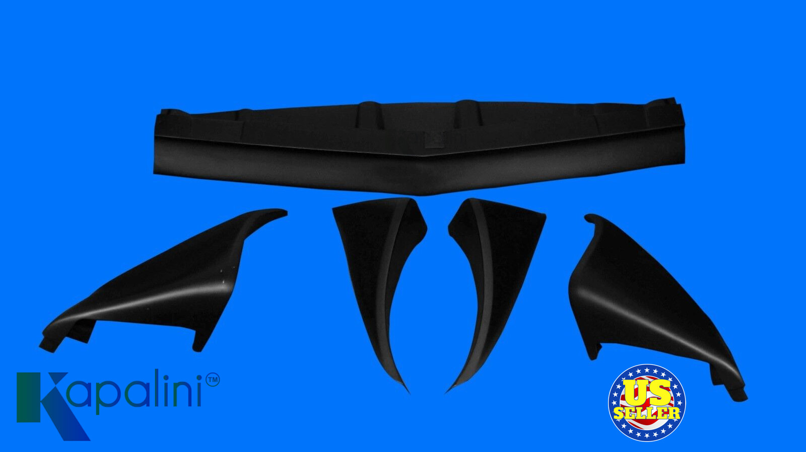 1979 ,1980 ,1981 Pontiac Firebird Front & Rear Wheel Flares W/HDW - Set of 5 Pcs