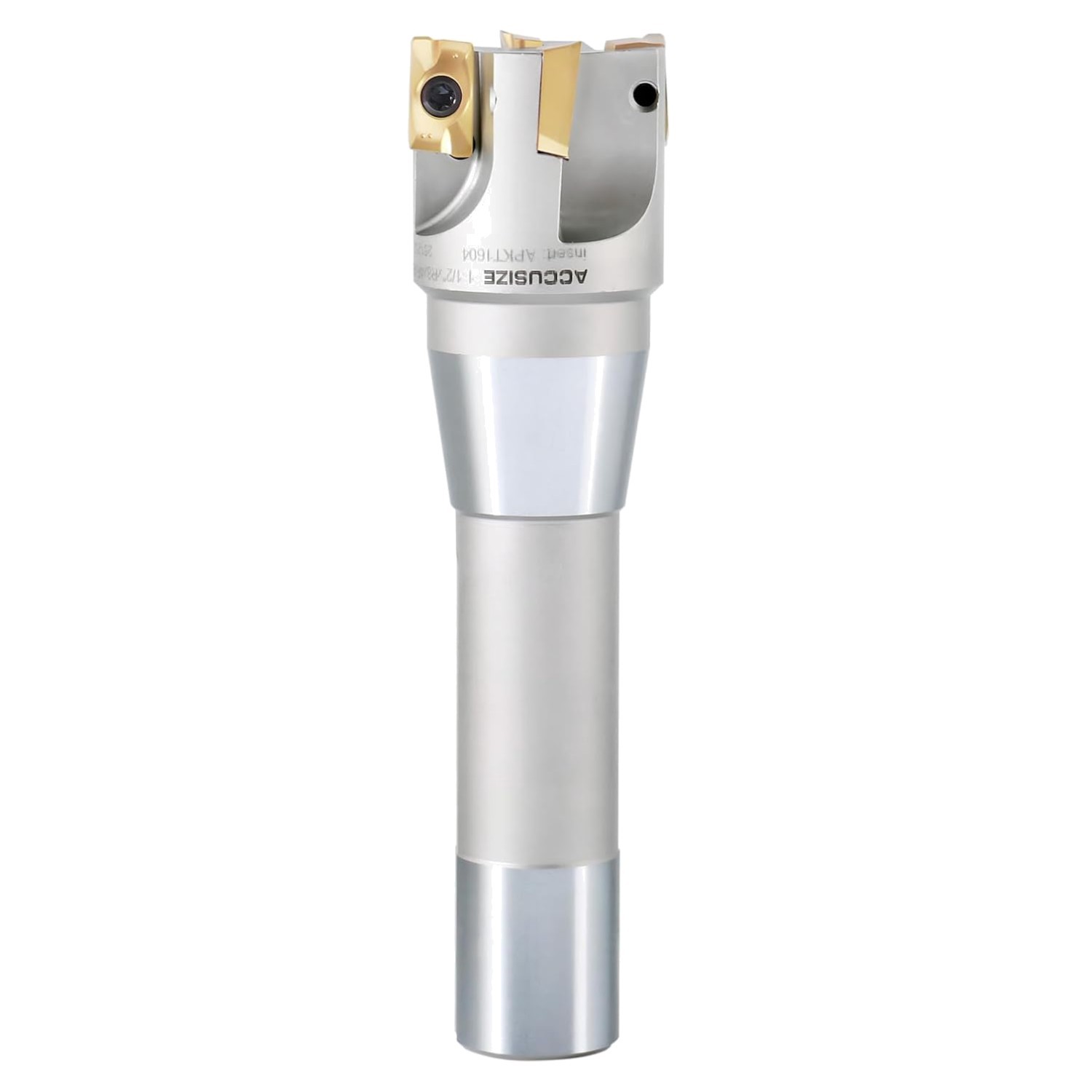 1-1/2\'\' R8 Shank Indexable End Mill with 4 APKT1604 Inserts