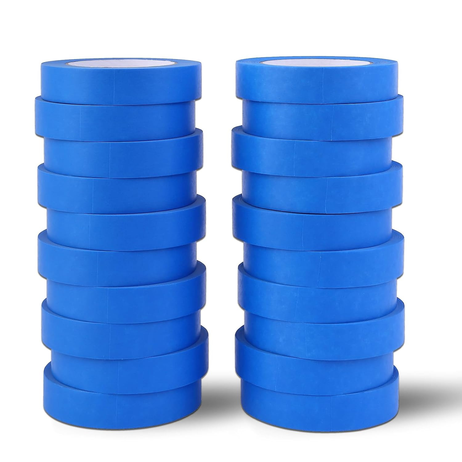 EFOK 20 Rolls Blue Painters Tape 1 inch Wide Bulk Paint Masking Tape 55 Yds EFOK 20 Rolls Blue Painters Tape 1 inch Wide Bulk Paint Masking Tape 55 Yds