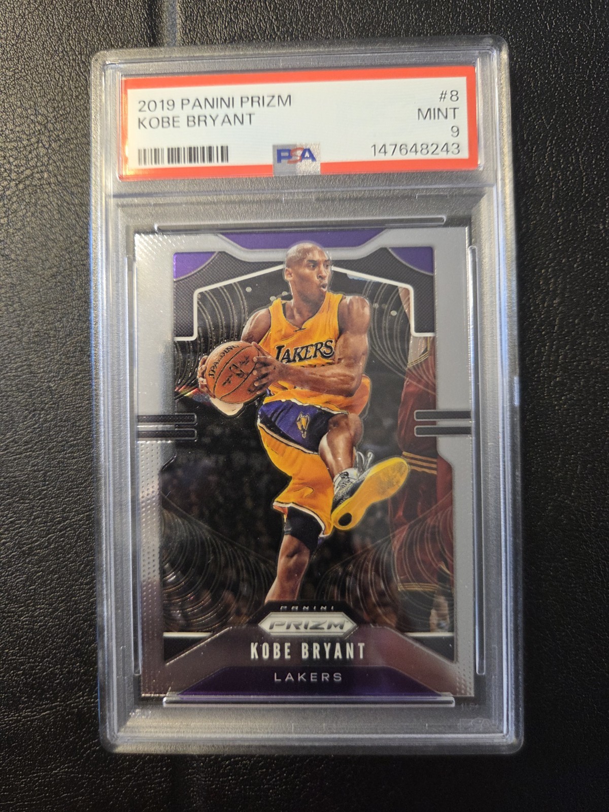 Panini Prizm 2019-20 Kobe Bryant #8 PSA 9 Panini Prizm 2019-20 Kobe Bryant #8 PSA 9