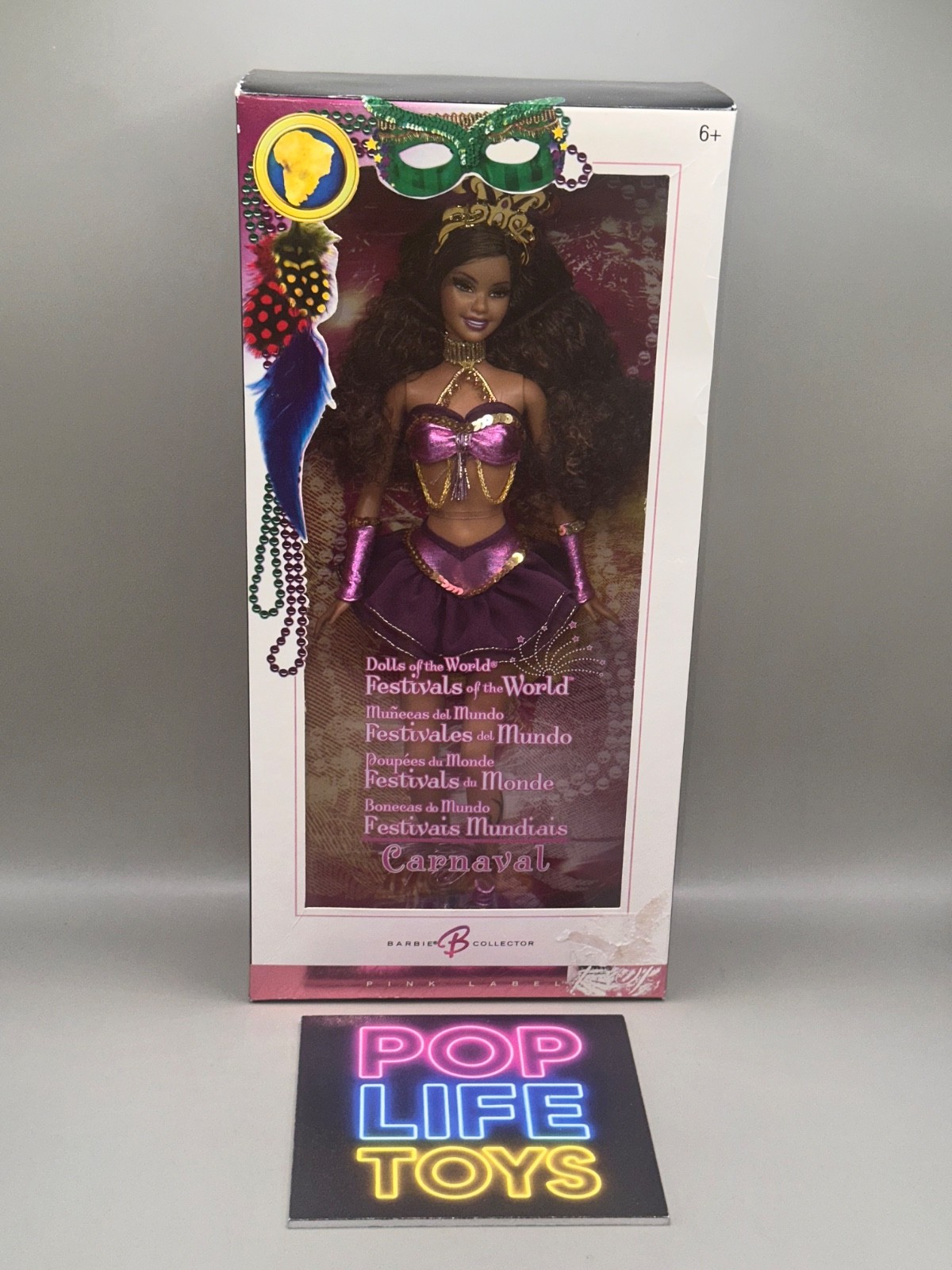Vintage 2005 Mattel Festivals of the World “Carnaval Barbie” #J0927 *NRFB*